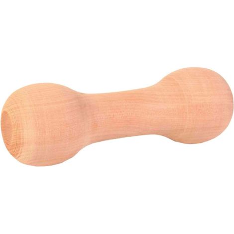 Haltère bois de traction, ronde 15 cm, env. 125 g