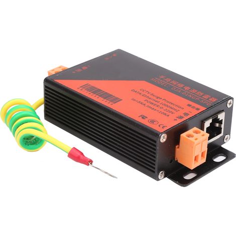 Parafoudre pour système CCTV, protecteur POE Gigabit, parasurtenseur réseau avec protection électrique (1/5)