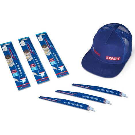 Bosch Expert S 1156 XHM lama per sega a sciabola 225 mm 3 pezzi