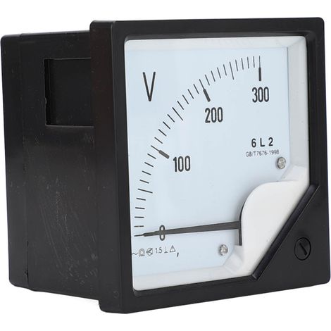 Voltmètre analogique à aiguille de 0 à 300 V, précision de niveau 2,5, pour groupes électrogènes et équipements électriques. (1/5)