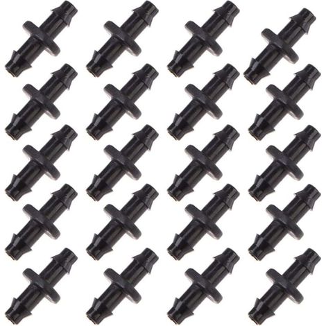 Rasenbewässerung 4/7 mm Tropfbewässerungs-Anschlussstück, 100 Stück (1/5)