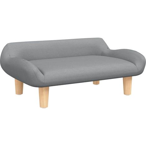 vidaXL Cama para perros de tela gris claro 70x40x24 cm (1/2)