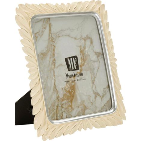 Cornice portafoto in resina, 27,3x1,9x32,2 cm – Petal