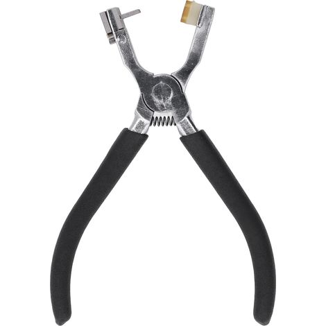 Perforatrice silencieuse pour cuir à double levier avec tête interchangeable et poignée confortable pour le travail du cuir (1/5)