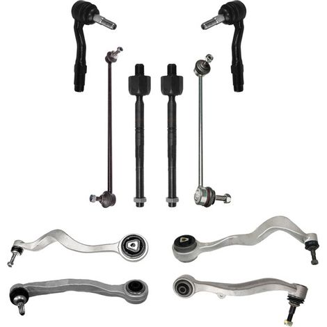 KIT BRACCIO OSCILLANTE 10 PEZZI COMPATIBILE CON BMW 5 TOURING (E61)520D 04.2005-05.2010 / Kit Sospensione Completo OE/OEM / Bracci Oscillanti + Testine Sterzo / Sostituzione Diretta OEM