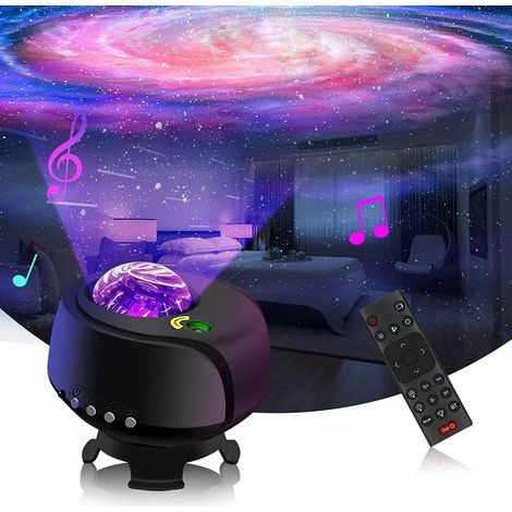 Projecteur Ciel Etoile, Plus Grande Taille de Projection, Projecteur Étoilé, avec des Formes Changeantes de Brouillard et de Galaxies, Veilleuse(Galaxy Star Projector)