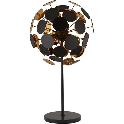 Lampe de table lampe de table lampe design noir or lampe de salon H 162 cm (1/3)