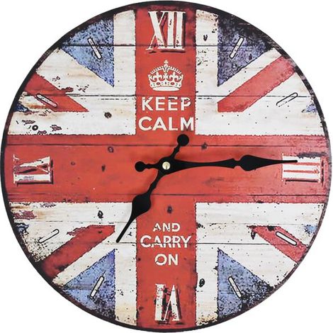 Horloge murale vintage britannique, 30 cm (1/5)