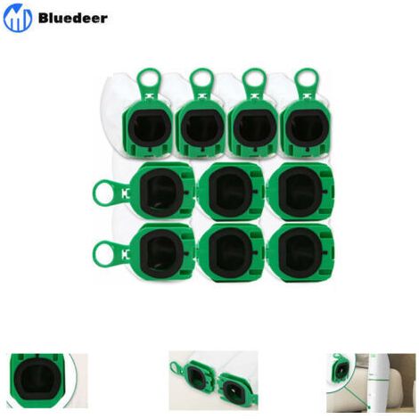 Lot de 10 Sacs D'aspirateur pour Vorwerk Kobold VB100 VB 100 FP100 FP 100 Sacs Filtrants de Qualité Supérieure pour Aspirateur Sans Filtre Kobold VB100