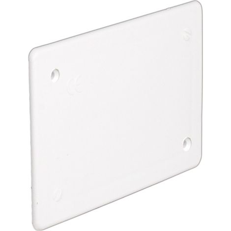 Tapa c/tornillos 12x8cm para caja 60115. solera (1/2)