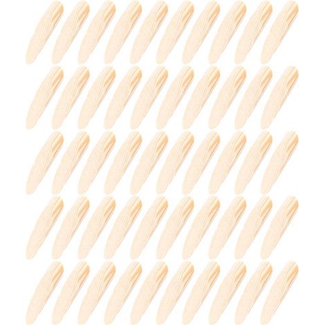 50-teiliges Set inklusive Holzdübeln für Taschenlöcher, Schrauben und Winkelbohrdübeln (1/5)