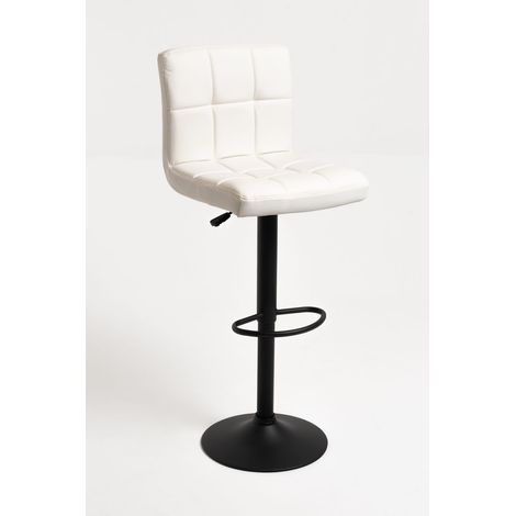 Packs Taburetes Cocina - Pack 2 Taburetes Casper Black - Blanco (1/5)