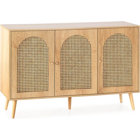 Credenza Luna 3 ante colore Rovere