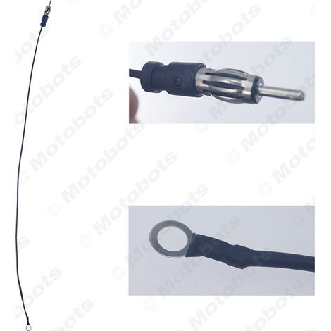 Universal car DVD/CD audio MP3 player radio FM antenna 50cm (mouse tail antenna) (1/4)