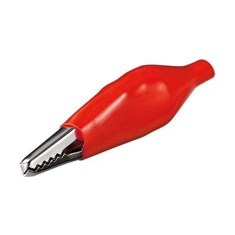 Pinza de cocodrilo aislada 48 mm Rojo (1/4)