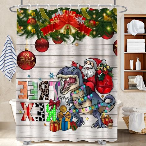 Voile de douche fluide en polyester 180x180 moderne protection douche pour maison secondaire (1/5)