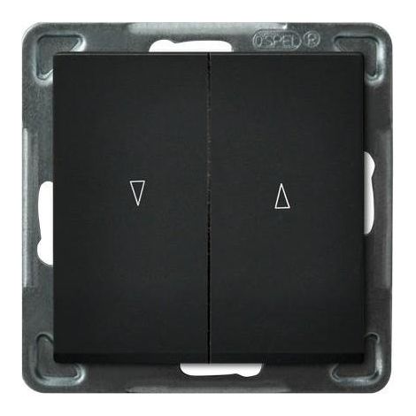 Conector ciego metálico Sonata Black ŁP-7R/m/33