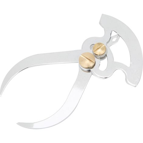Jauge d'épaisseur en acier inoxydable, règle de mesure de diamètre intérieur et extérieur, outils à main (1/5)