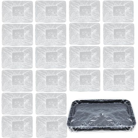 Packung mit 20 Einweg-Farbwanneneinlagen (45,7 cm) - Kunststoff-Farbwanneneinlage - Große Farbwanne für Wände und Decken (1/5)
