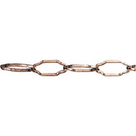 15 x CATENA P/LAMPADARIO FILO SAGOMATO 2,5MM BR