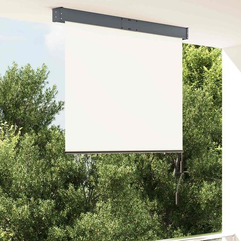 vidaXL Tenda a Rullo per Esterni 120x250 cm Crema