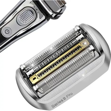 Ersatzkopf für Braun Series 9 Pro & 9, kompatibel mit 9293s, 9260s, 9295cc uvm. – Silber-Kompatibles Produkt