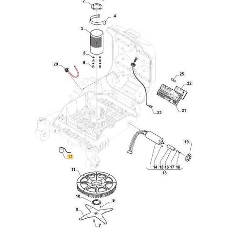 BOBINA ORIGINALE STIGA - 112600270/0