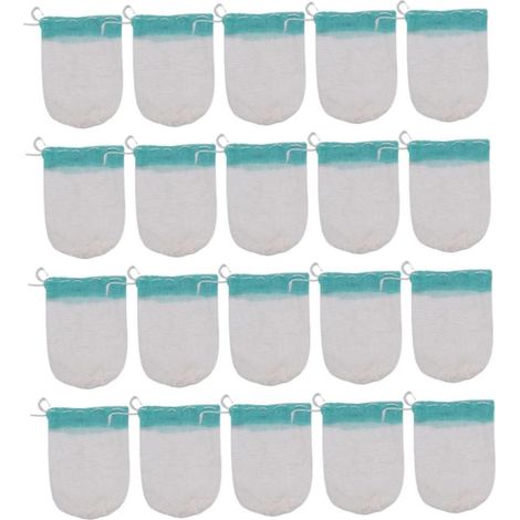 Sollbry Gasmäntel, Universal-Kerosin-Mantles, Lichtabdeckung, Laterne, Camping, Ersatz-Mantles, Grün, 20 Stück (1/5)