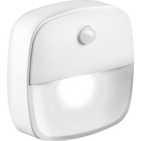 Luz nocturna LED con sensor de movimiento (1 unidad), lámpara decorativa a pilas para armario, vestidor, cocina, encimera o pared. (1/5)