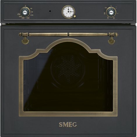 SMEG SF67C1AO FORNO DA INCASSO ELETTRICO VENTILATO SERIE CORTINA 70LT 6 FUNZIONI COLORE ANTRACITE CLASSE A