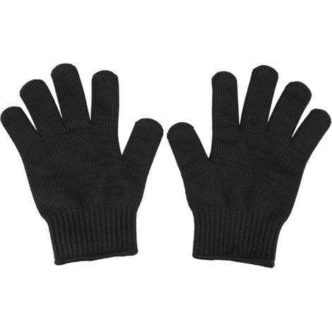 Gants Anti-coupure - Fil D'acier Inoxydable - Niveau De Protection 5 - Pour Industrie Alimentaire Construction Verre - 1 Paire (1/5)