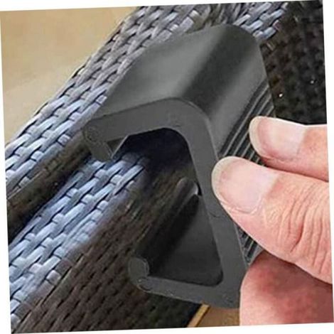 8 clips meubles extérieurs – anti-glisse, robustes, pour table, chaise et canapé de terrasse (1/4)