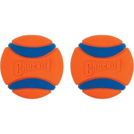 QORVA-Jetez-le Jouet pour chien Super Ball, balle flottante en caoutchouc hautement élastique et durable, jouet pour chien compatible avec lanceur
