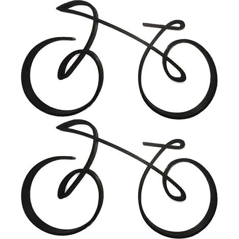 Einfache Fahrradskulptur, Tischdekoration, Bilderrahmen, Heimdekoration