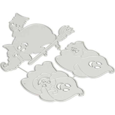 Pochoir de gaufrage en acier au carbone pour scrapbooking et création de cartes et cartes sur le thème d'Halloween