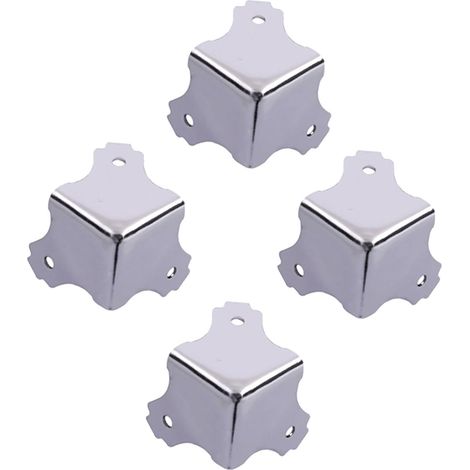 4 protège-coins décoratifs, métal, pour meubles et armoires (1/5)