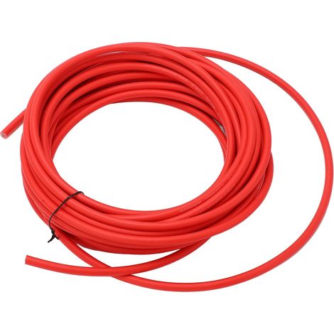 Solarverlängerungskabel, Solarmodulkabel, korrosionsbeständig, geringer Widerstand, energiesparend, verzinntes Kupfer, isolierter XLPE-Mantel für industrielle Anwendungen, rot, 6 mm², 10 m (1/5)