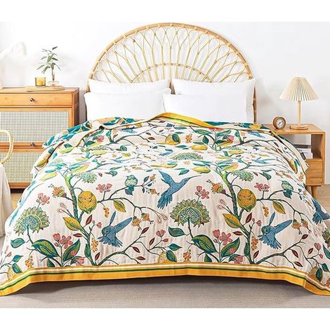 Boho-Tagesdecke – 100 % Baumwolle – ultraweich (1/5)