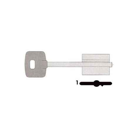 Chiavi Doppia Mappa 00122 00122001 Dx (tipo Silca 5CS2P) Cisa 10 Pezzi