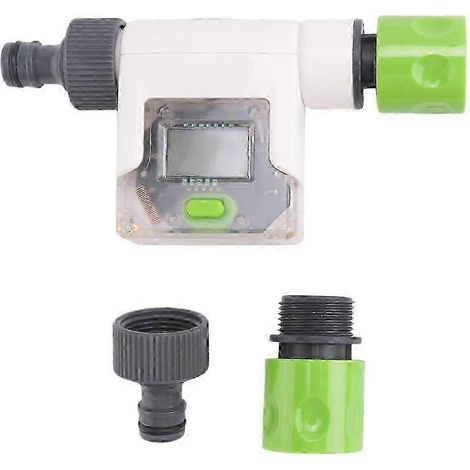 Débitmètre d'eau WiFi pour tuyau d'arrosage, compteur d'eau intelligent avec 4 modes de débit, suivi du débit en temps réel et lecture facile. (1/5)