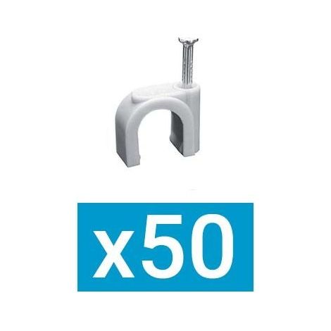 KUNSTSTOFF-BRÜCKENBEFESTIGUNGEN D12 + STAHLNAGEL - PACKUNG MIT 50 - A322120