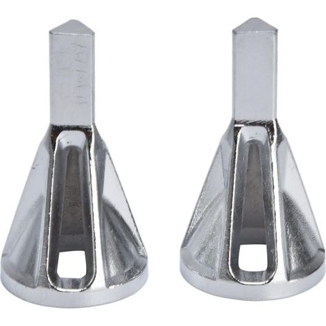 Dispositif De Chanfreinage D'ébavurage 2 Pièces, Perceuse Externe D'ébavurage à Poignée Triangulaire pour Acier Inoxydable Cuivre Laiton Aluminium (1/5)