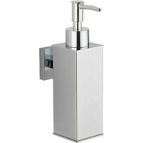 Wall-mounted soap dispenser in 304 stainless steel for interior decoration (chrome) (1/5)