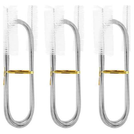 3 Pièces Brosse de Nettoyage de Drain D'égout, Brosse de Dragage pour Réfrigérateur 155cm Flexible Brosse de Nettoyage pour Tuyau d'alimentation pour Évier Canalisation Salle de Bains Cuisine (1/5)