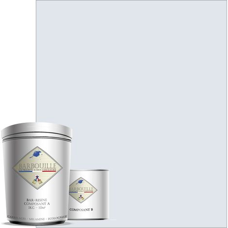 Peinture résine époxy 0,75L BRILLANT 10m²Gris Souris Innocent