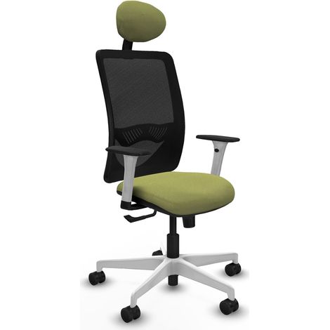 Silla de oficina piqueras y crespo Zulema blanco espuma alta densidad (1/2)