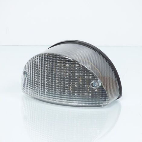 [JAMAIS UTILISE] Feu arrière transparent à LED rouge ST-4032 pour moto scooter 50 (1/5)