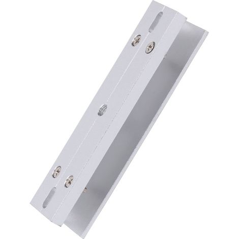 Support en forme de U en alliage d'aluminium pour porte en verre sans cadre à serrure magnétique de 180KG 350lbs, installation facile. (1/5)