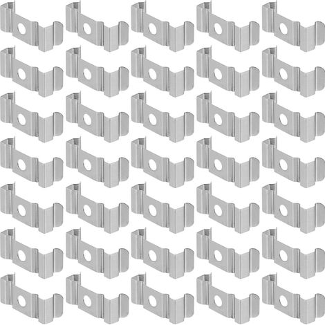 100 supports en acier au manganèse pour tubes LED, installation (1/5)