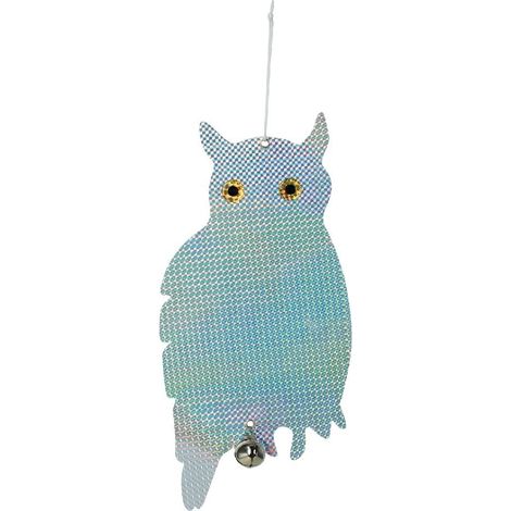 Hiboux effaroucheurs holographiques 41 x 20 cm – Protection visuelle et sonore efficace